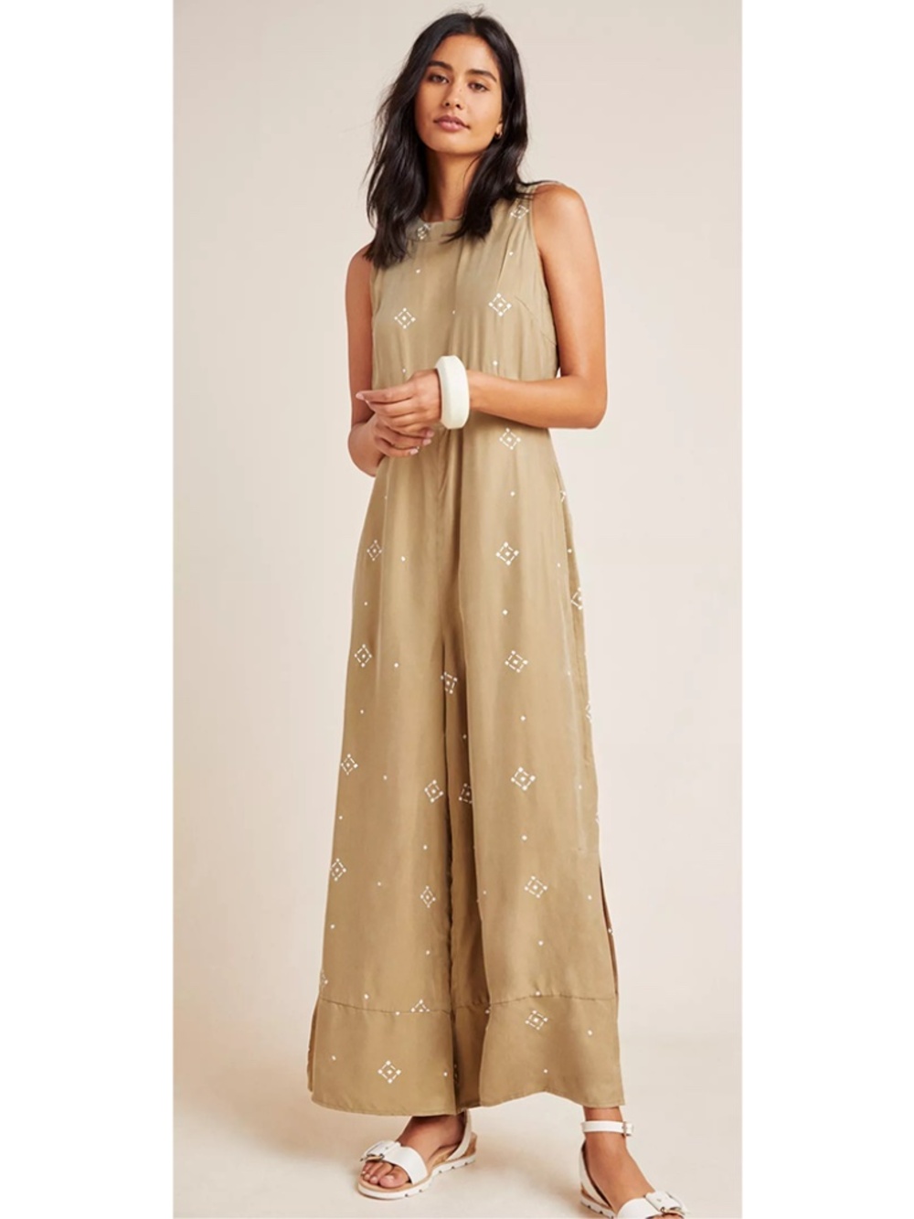Sancia Carmela Jumpsuit, Franka Print (Green), Size S